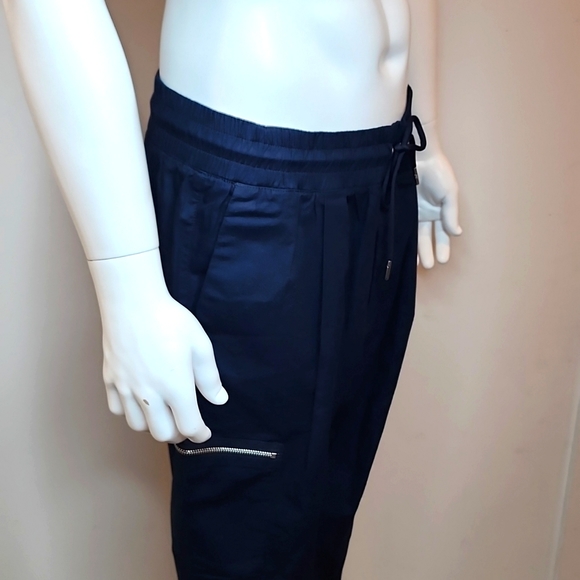 ARMANI EXCHANGE,  CARGO PANTS, SIZE 34 WAIST, NAVY BLUE, LOGO AT EACH LEG SIDE - Picture 2 of 16